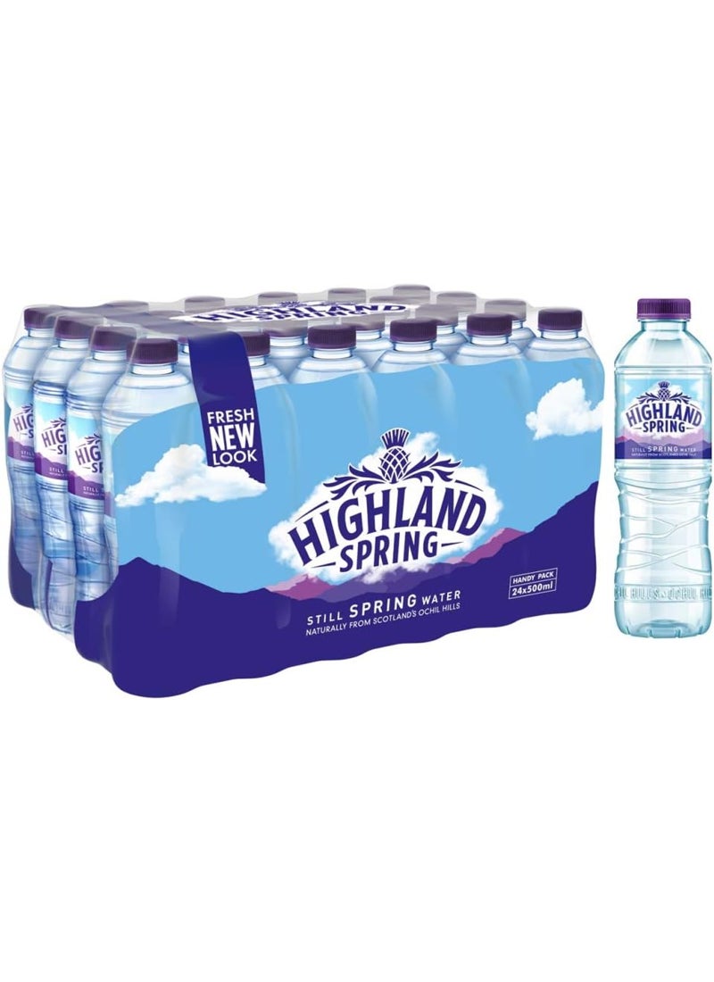 Highland Spring PET Still Spring Water 24 x 500ml