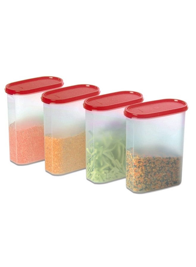 Tupperware Oval Dry Storage Containers 2.3Ltr (Set of 4) - Image 1