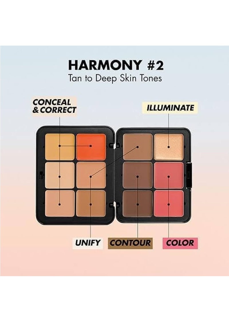 Make Up For Ever HD Skin Face Palette - Harmony 2 - Image 2
