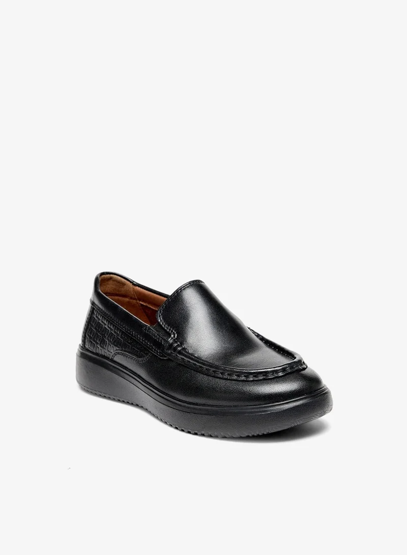 دوتشيني Boys Solid Slip-On Loafers