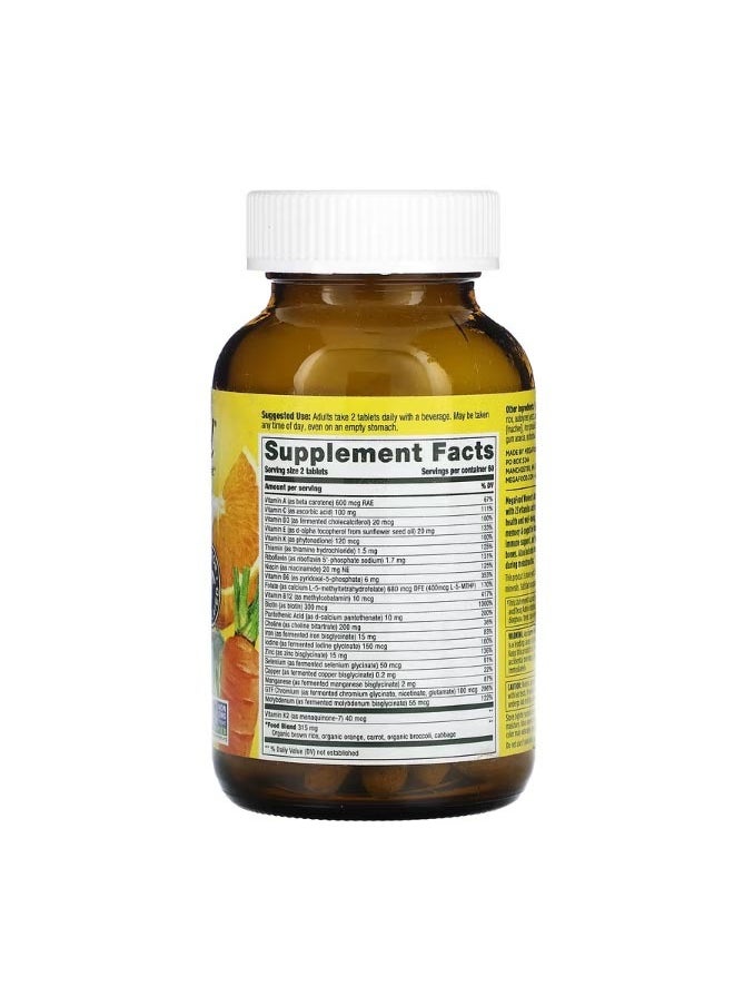 MegaFood Womens Advanced Multivitamin 120 Tablets  - Image 2