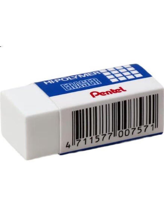 Pentel ممحاة بينتل زيه03 البيضاء، ممحاة رسم، ممحاة عالية البوليمر لجمع الغبار، عبوة 4 قطع - Image 2
