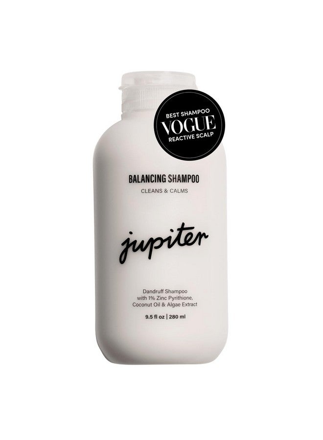 Jupiter Anti Dandruff Shampoo For Women & Men - Physician-Formulated For Flaky, Itchy, Oily, Dry Scalp - Vegan, Sulfate Free - Color Safe & Paraben Free Anti-Dandruff Shampoo With Zinc - 9.5 fl oz - Image 1
