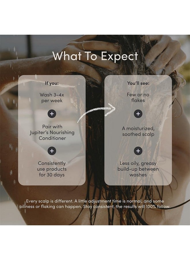 Jupiter Anti Dandruff Shampoo For Women & Men - Physician-Formulated For Flaky, Itchy, Oily, Dry Scalp - Vegan, Sulfate Free - Color Safe & Paraben Free Anti-Dandruff Shampoo With Zinc - 9.5 fl oz - Image 4