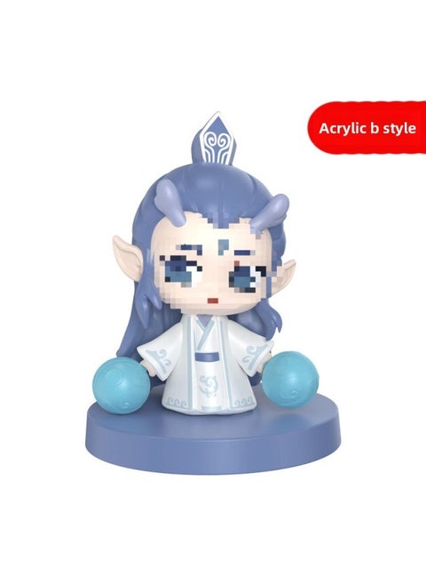 [Genuine Authorization] Which Magic Boy Naohai Series Hand-made Blind Box Ornaments Ao Guang Ao Bing Taiyi Real Person Pre-Color:First Generation [ao Bing Model B] Unboxing And Confirmation-Specification:[genuine Authorization] Fake One Will Be Punished Ten