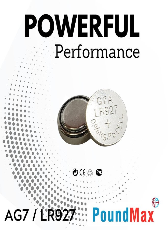 PoundMax 10x AG7 (LR57, LR927, 395) 1,5V - Alkaline Button Cell Batteries | 1x 10-Pack - Image 4
