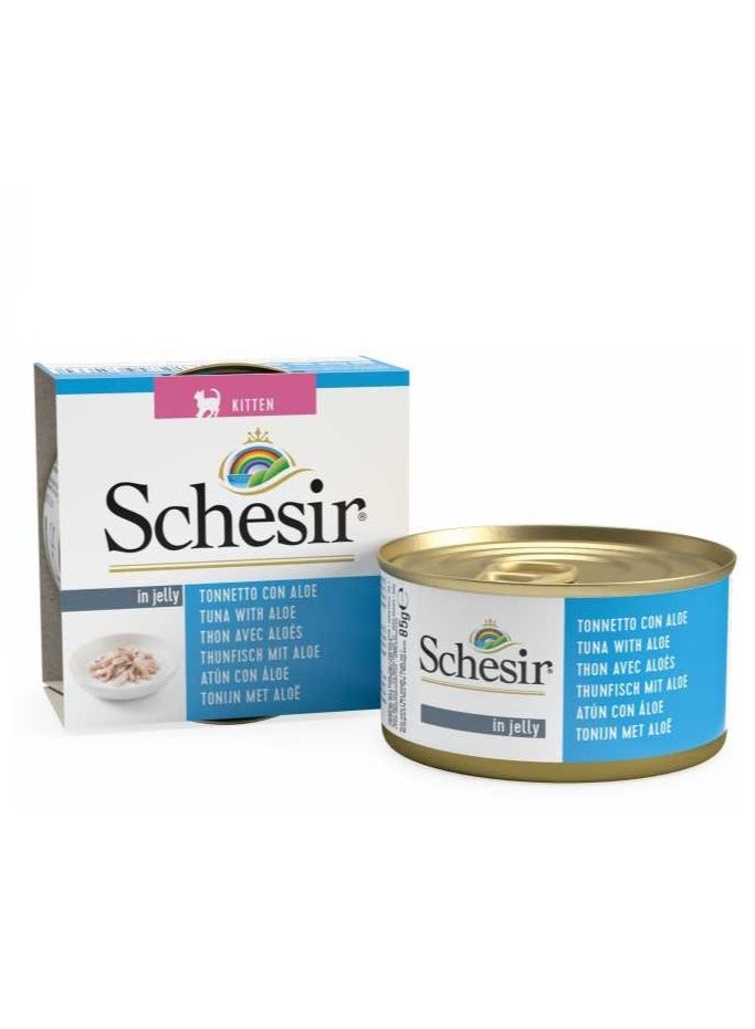 Schesir Tuna With Aloe Wet Food For Kitten - Image 4