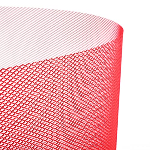 AggAuto Universal 40"x13" Car Grill Mesh - Aluminum Alloy Automotive Grille Insert Bumper Rhombic Hole 3x6mm, One of the Most Multifunctional Shape Grids Red - Image 5