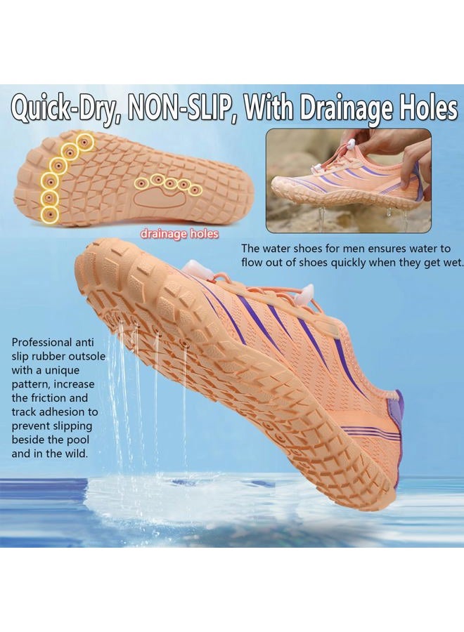 ziitop Water Shoes Men,Mens Water Shoes,Water Shoes Women,Barefoot Shoes,Quick Dry Aqua Swim Shoes,Slip-on Soft Beach Shoes,Quick Dry Water Shoes,Aqua Sports Outdoor Shoes for Pool Beach Surf Walk Water - Image 5