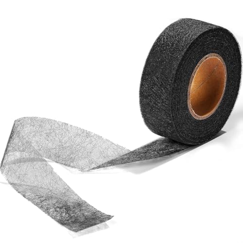 Outus Iron on Hem Tape Fabric Fusing Hemming Tape for Pants Each 27 Yards, 2 Pack(1 Inch,Black) - Image 4