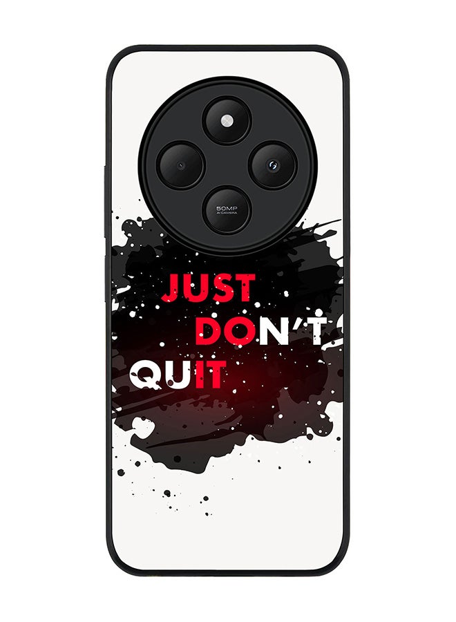 Stylizedd For Xiaomi Redmi 14C / 14R Case,Slim fit Camera Protection, Shockproof Thin Phone cover - Just don't quit - Image 1