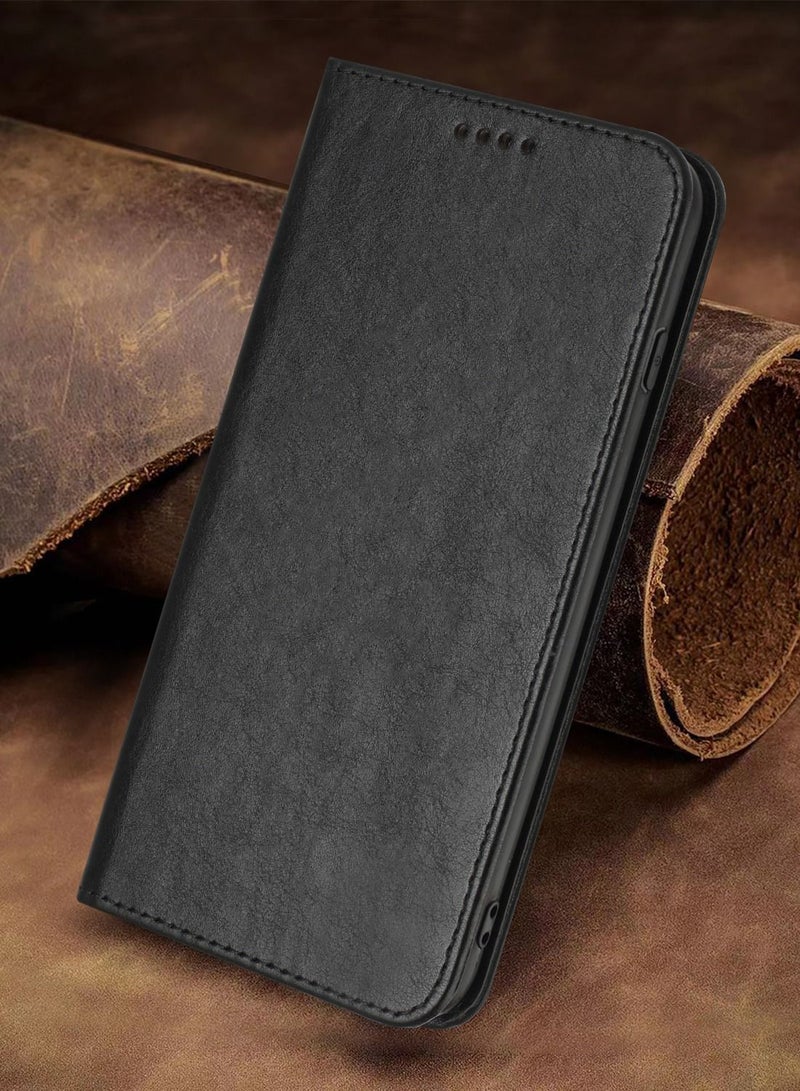 Suteni Flip Cover Card Slots Magnetic Leather Phone Case for iPhone  - Image 1