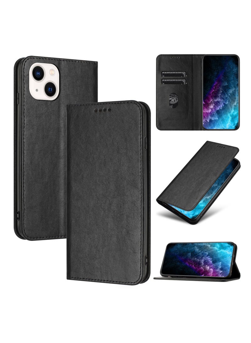 Suteni Flip Cover Card Slots Magnetic Leather Phone Case for iPhone  - Image 2