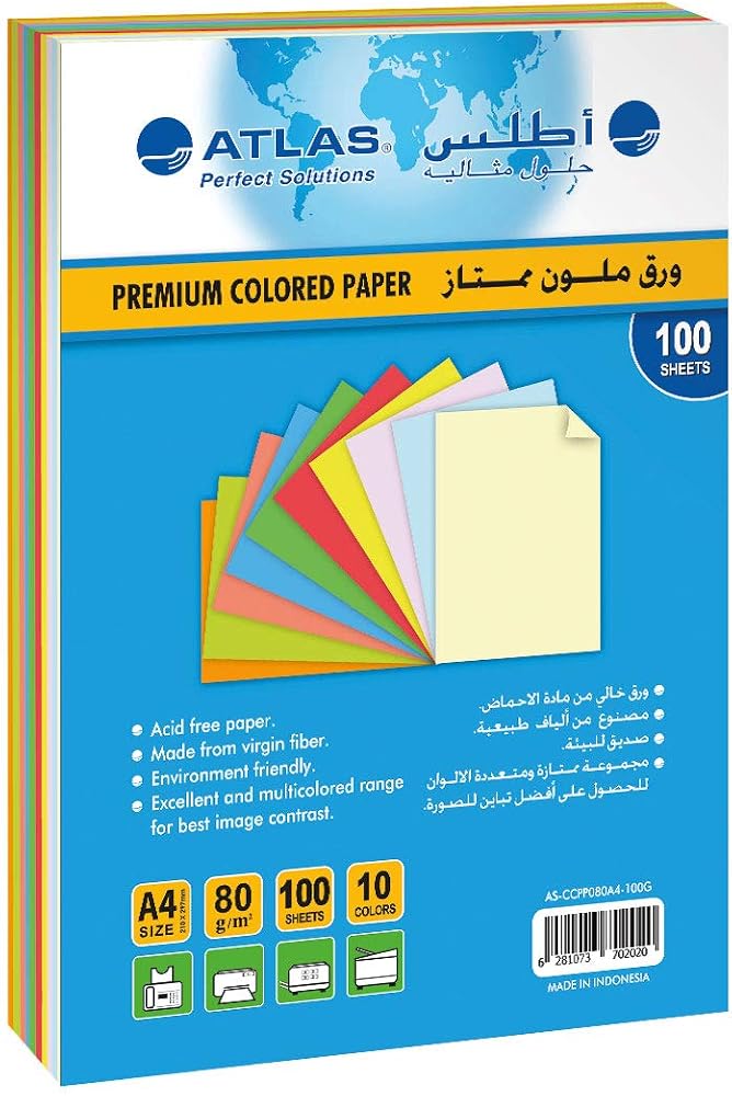 FIS Premium Color Photocopy Paper, 100 Sheets, 80 gsm, Premium Red Color, A4 Size - FSPWA4P100PRE - Image 4