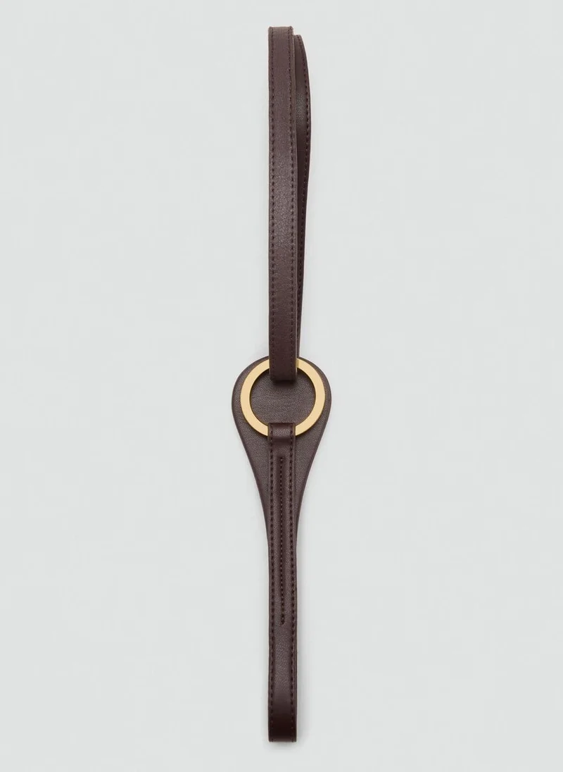 مانجو Thin Belt With Maxi-Buckle
