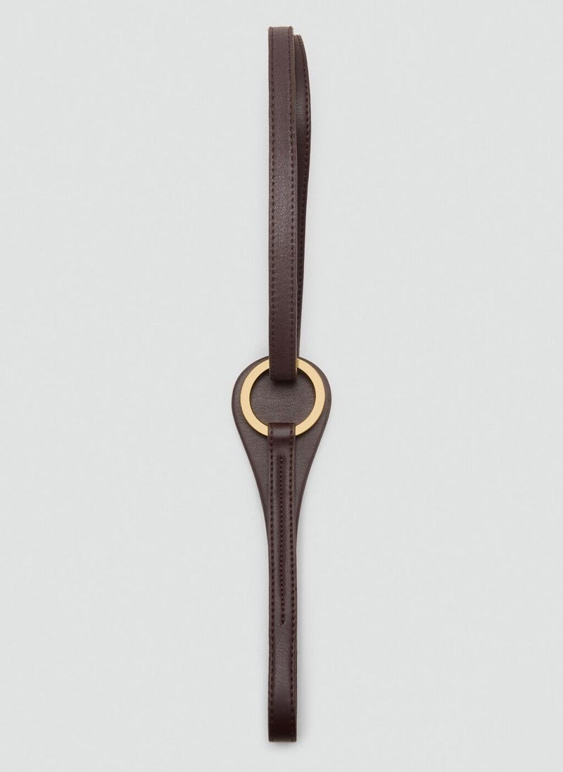 MANGO Thin Belt With Maxi-Buckle  - Image 2