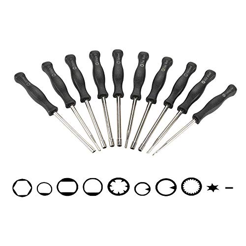TOPEMAI 10 Pcs Carburetor Adjustment Tool Kit for Common 2 Cycle Small Engine, Carb Adjusting Tool, Carburetor Adjuster Tool for Echo Poulan Homelite String Trimmer - Image 5