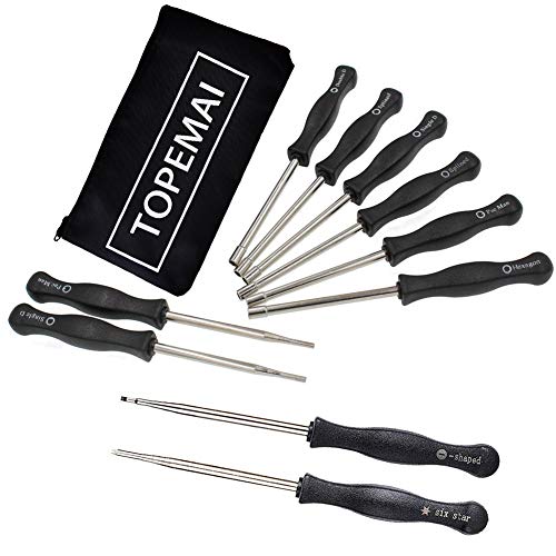 TOPEMAI 10 Pcs Carburetor Adjustment Tool Kit for Common 2 Cycle Small Engine, Carb Adjusting Tool, Carburetor Adjuster Tool for Echo Poulan Homelite String Trimmer - Image 4
