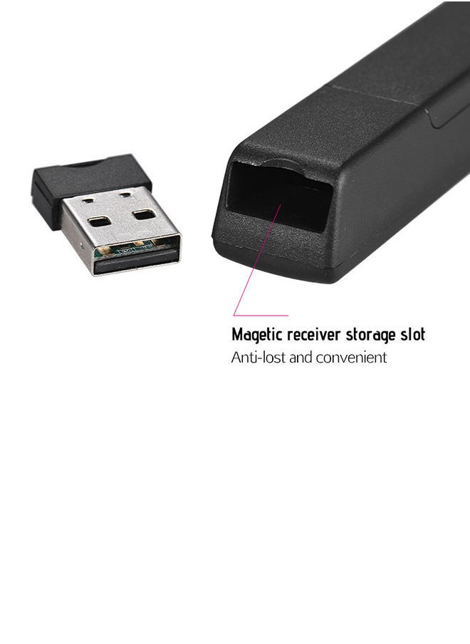 NIBEMINENT - Wireless USB Powerpoint Presentation Flip Pen Remote Black - Image 1