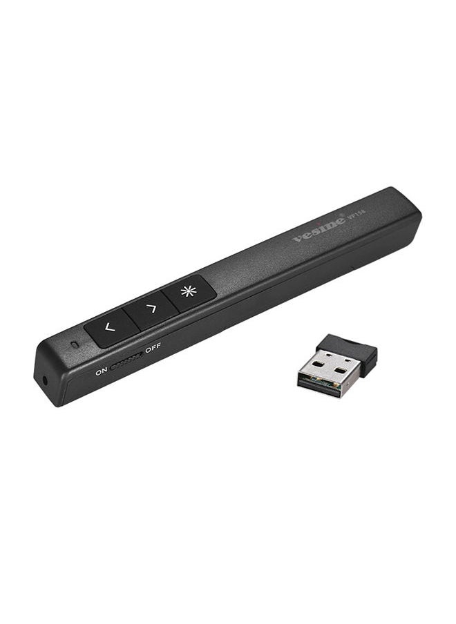 NIBEMINENT - Wireless USB Powerpoint Presentation Flip Pen Remote Black - Image 1