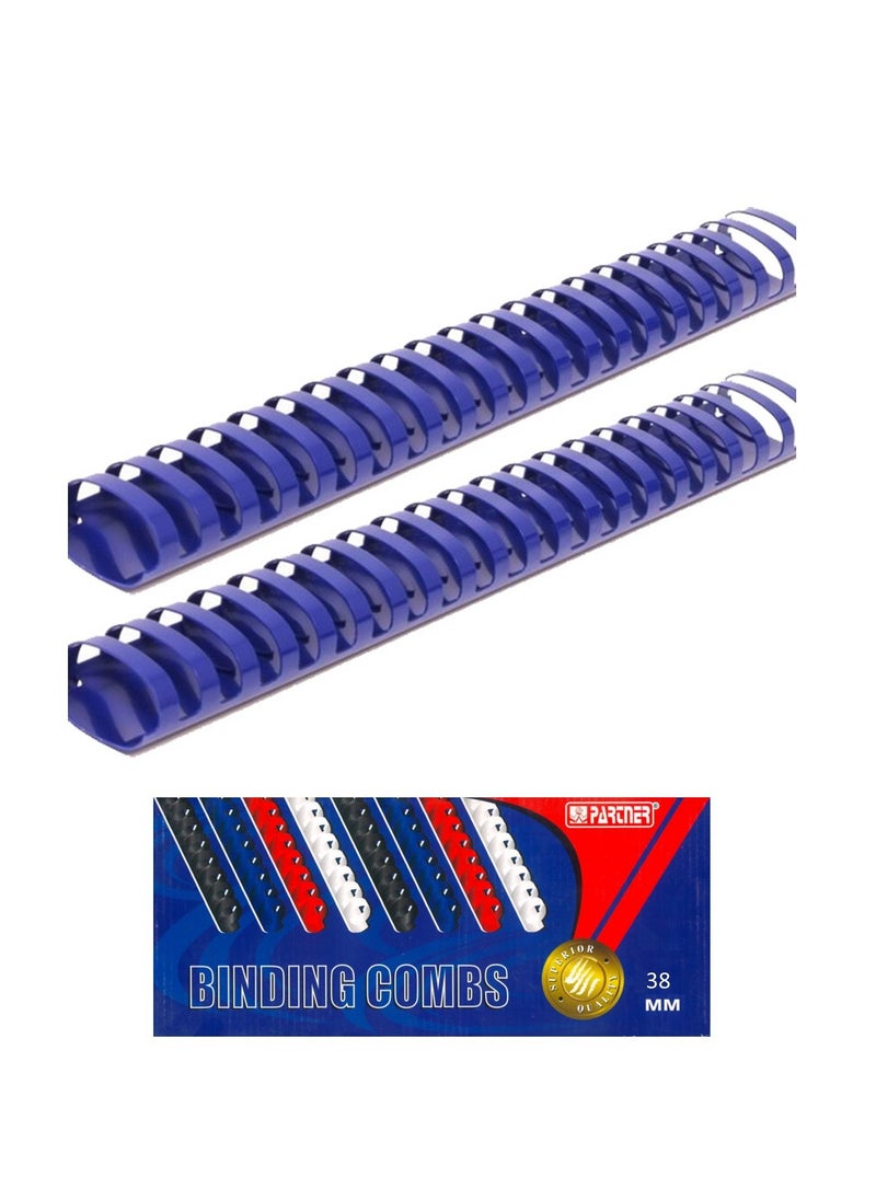 PARTNER - Binding Accessories With 38mm Comb Blue - Image 1
