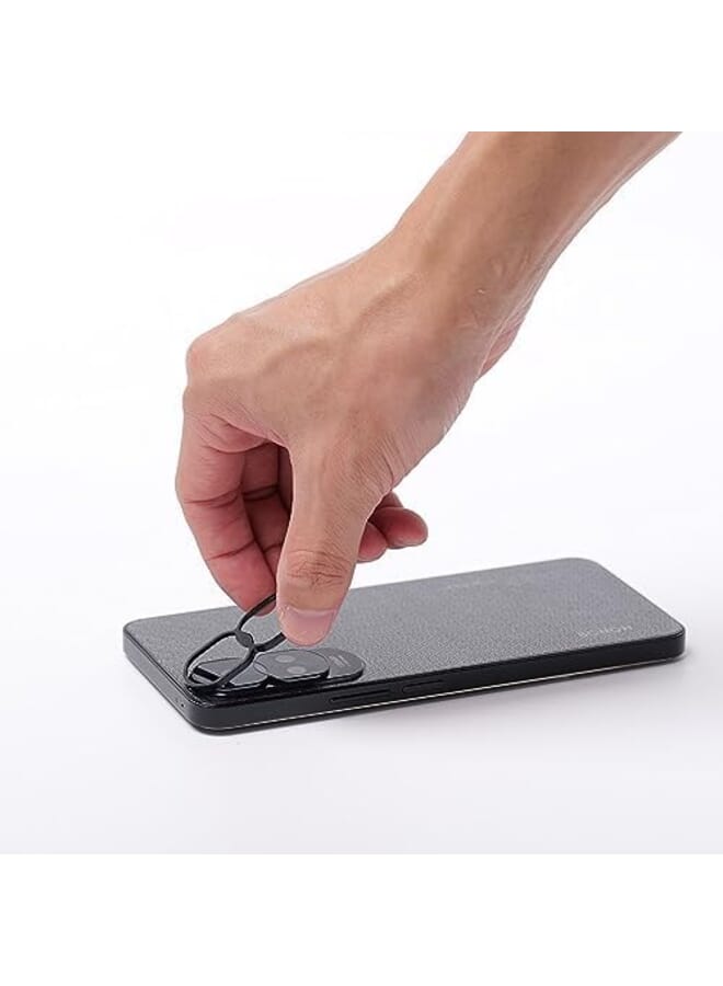 Ibywind Screen Protector For Honor 90 Lite 5G 6.7 Inches With 2Pcs Tempered Glass 1Pc Camera Lens Protector 1Pc Backing Carbon Fiber Film Fingerprint Reader Easy To Install - Image 4