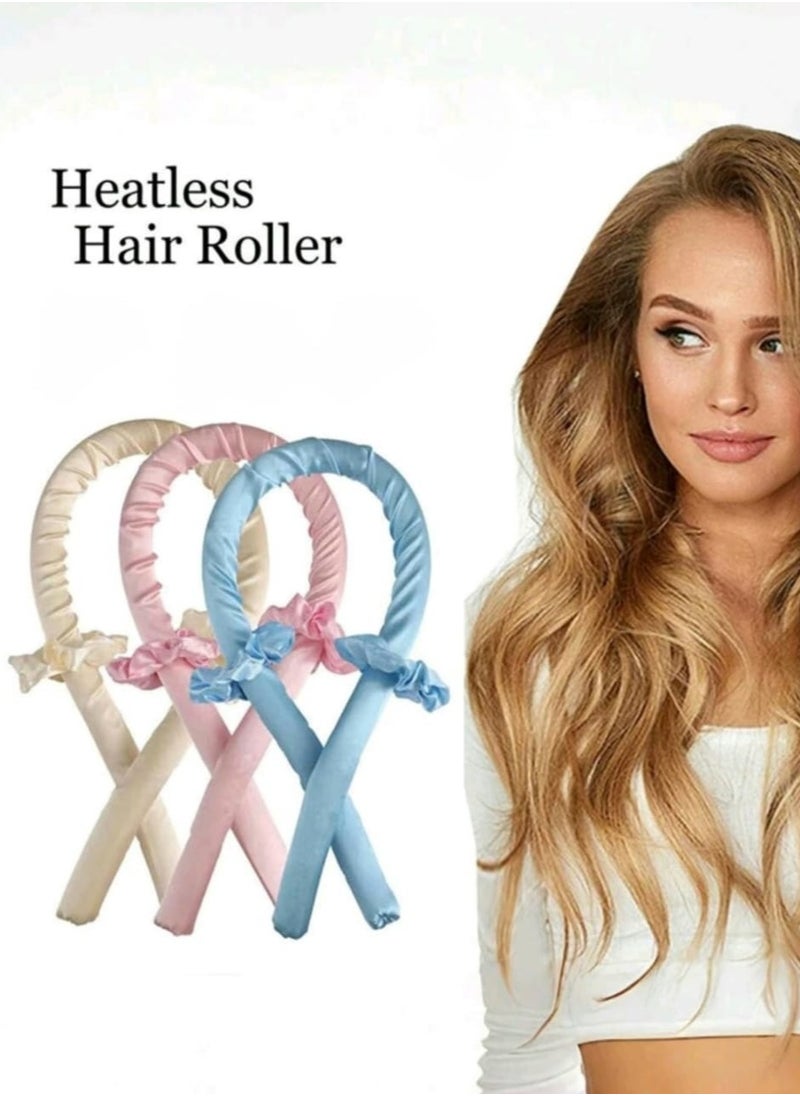 Generic 3pcs/Set Polyester/Polyester Fiber Heatless Curling Rods, All Season  - Image 5