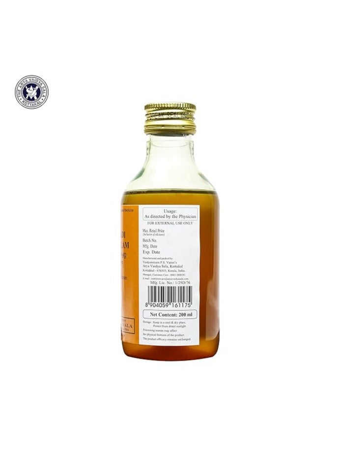 Kottakkal ayurveda Lakshadi Keratailam 200ml - Image 2