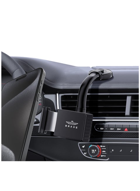 Car Phone Holder for Dashboard, 360° Rotatable Phone Mount for Dashboard/LCD Display Compatible with Tesla Car and iPhone 15 Plus/Pro/Max 14 13 12 11 Series, ‎Galaxy S23 Ultra & All Smart Phones