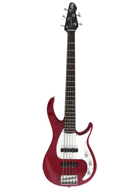 Peavey Milestone 5 String Electric Bass Guitar - Red