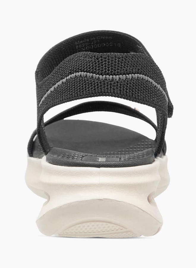 Le Confort Womens Knitted Sandals With Velcro Closure  - Image 4