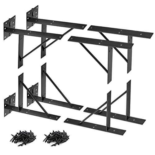 Mofeez Corner Brace Bracket No Sag Kit for Shed Doors, Driveway Gates, Corral Gates, Wood Windows (2 Sets) - Image 1