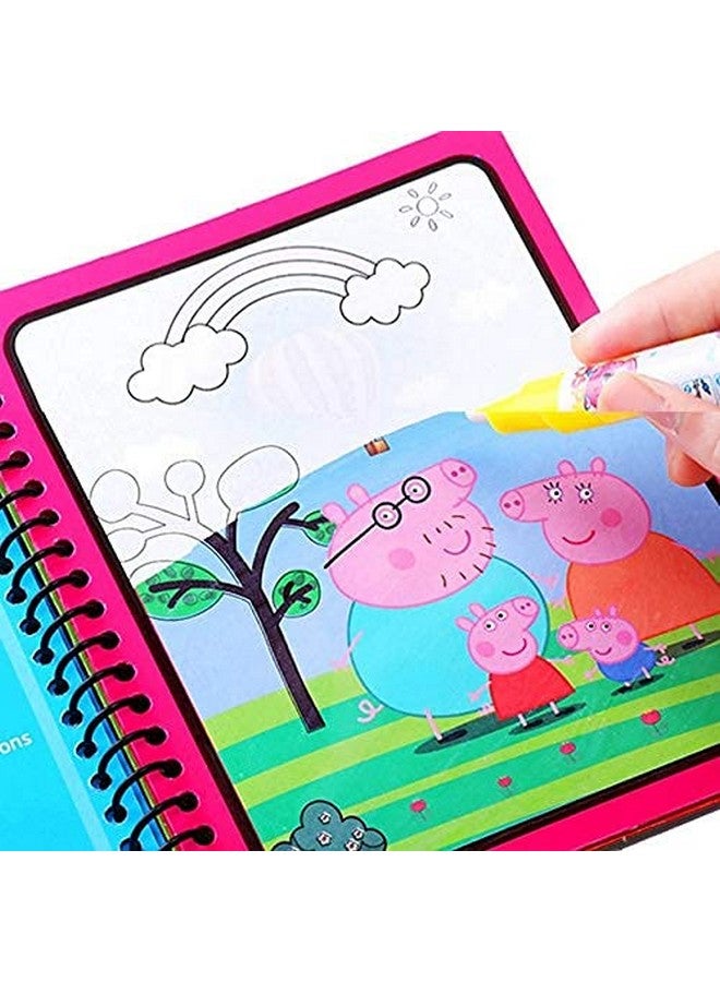 GJSHOP Reusable Magic Water Painting Book Magic Doodle Pen Kids Coloring Doodle Drawing Board Games Child Educational Toy/Magic Book Water Painting for Kids (1Pc) Multicolor - Image 5