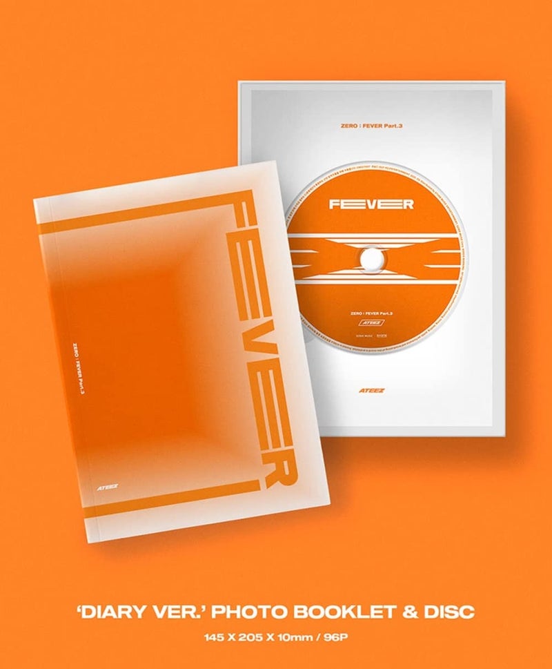 KQ Ent. KQ إنترتينمنت. ATEEZ - ZERO : FEVER الجزء 3 ألبوم + مجموعة بطاقات صور إضافية (نسخة ديراري) - Image 3