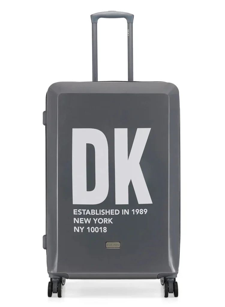 DKNY MIRRORED Hardside Luggage on Wheels for Unisex | Ultra Lightweight ABS on with Spinner Wheels 4 Color CHISELED