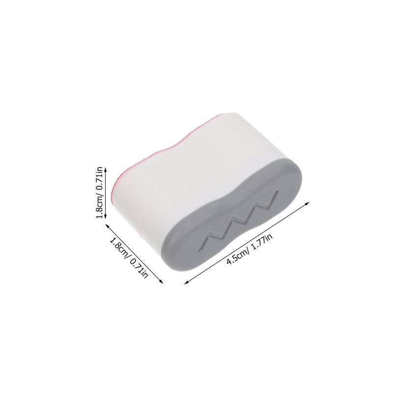 6Sets Toilet Seat Bumpers Adhesive Pads for Bidet Height Increasing and Noise Reduction Grey - Image 2