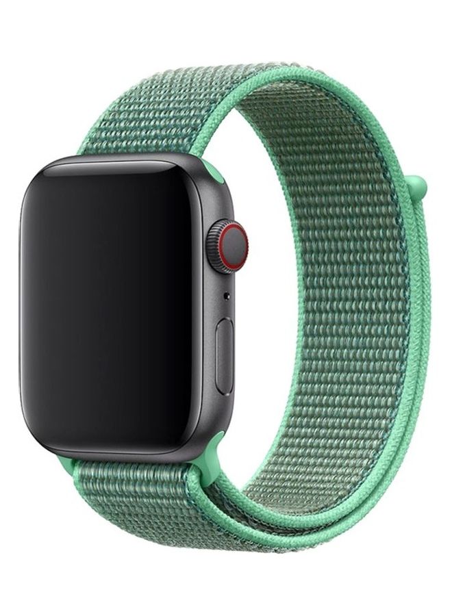 vesus Replacement Strap Watchband For Apple Watch Series 7 45mm / 6 / SE / 5 / 4 44mm / 3 / 2 / 1 42mm Green