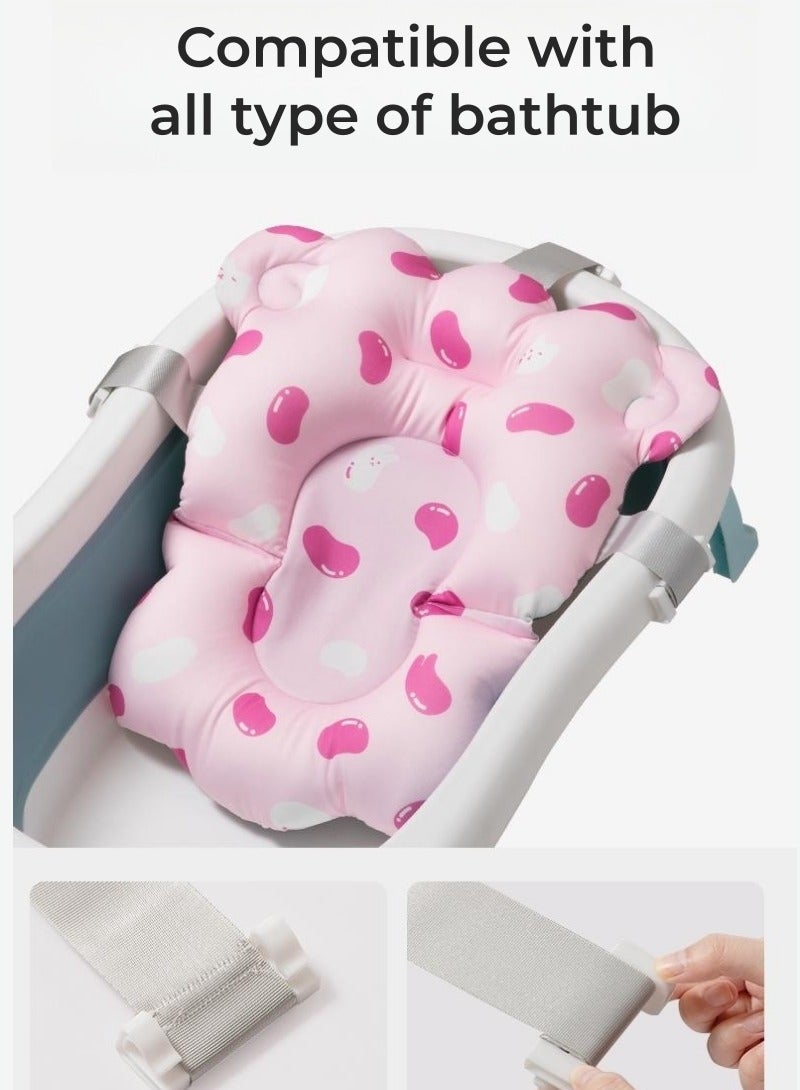 Be a better mom Baby Bathtub Cushion Adjustable Comfortable Non-Slip Cushion for 0-3 Years - Image 2