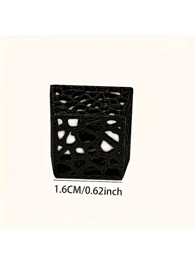 5 Pcs Black Hollow Keycaps Simple Personality Keyboard Decoration Birthday Gift - Image 4