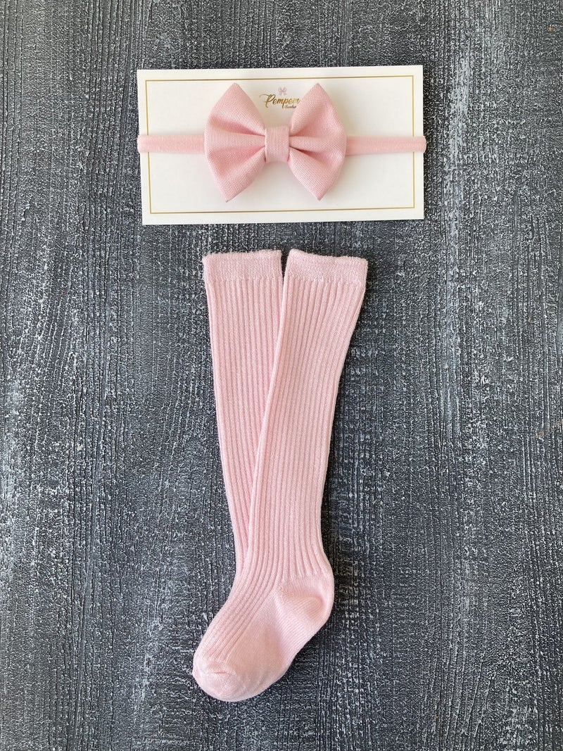 Pempem Bandana Baby Girl Socks Bandana Set 