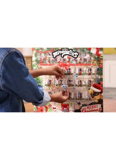 Miraculous Miraculous Ladybug Advent Kwami Calendar - 24 Days of Miniature Kwamis & Seasonal Charms - Christmas Countdown Calendar with Hooks & Ribbons, Festive Collectible Toys for Kids Holiday Joy  - Image 4