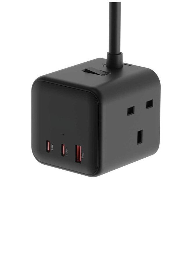 Generic 3250W Multi-Port GaN Power Cube Charger - Black  - Image 4