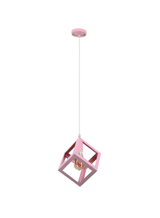 El Rawda Lighting Mandy Ceiling Lamp - Single | modern decorative LED E27 pendant light ceiling lamp hanging | suitable for any room | Color: Rose | Size: 70x22 cm
