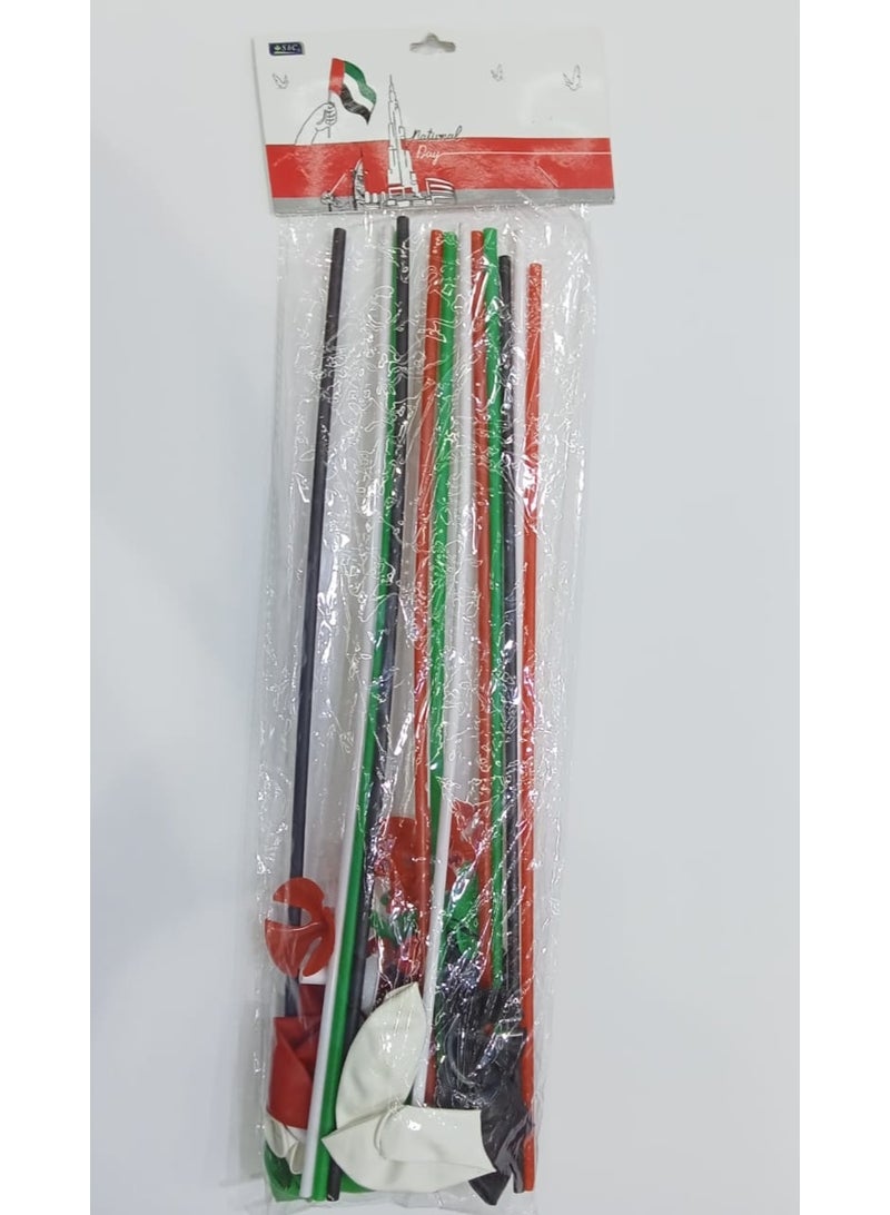 SBC NATIONAL DAY BALLOONS WITH STICK