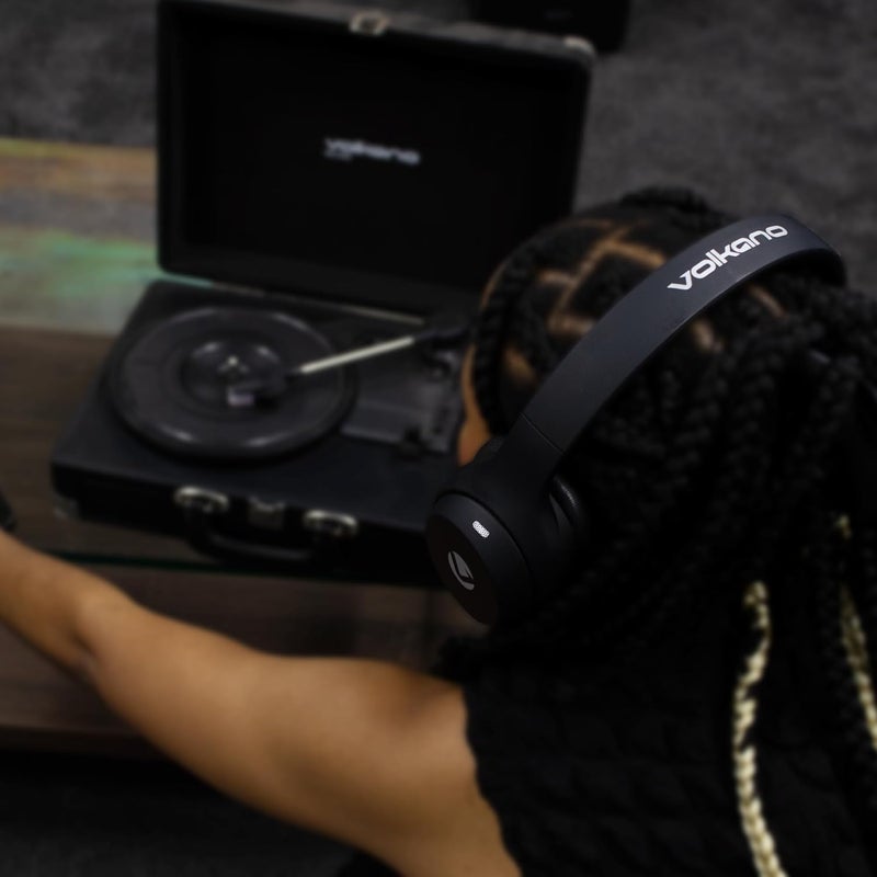 Volkano Sound Sweeper Series Active Noise Cancelling Bluetooth Headphones - Black - Image 4