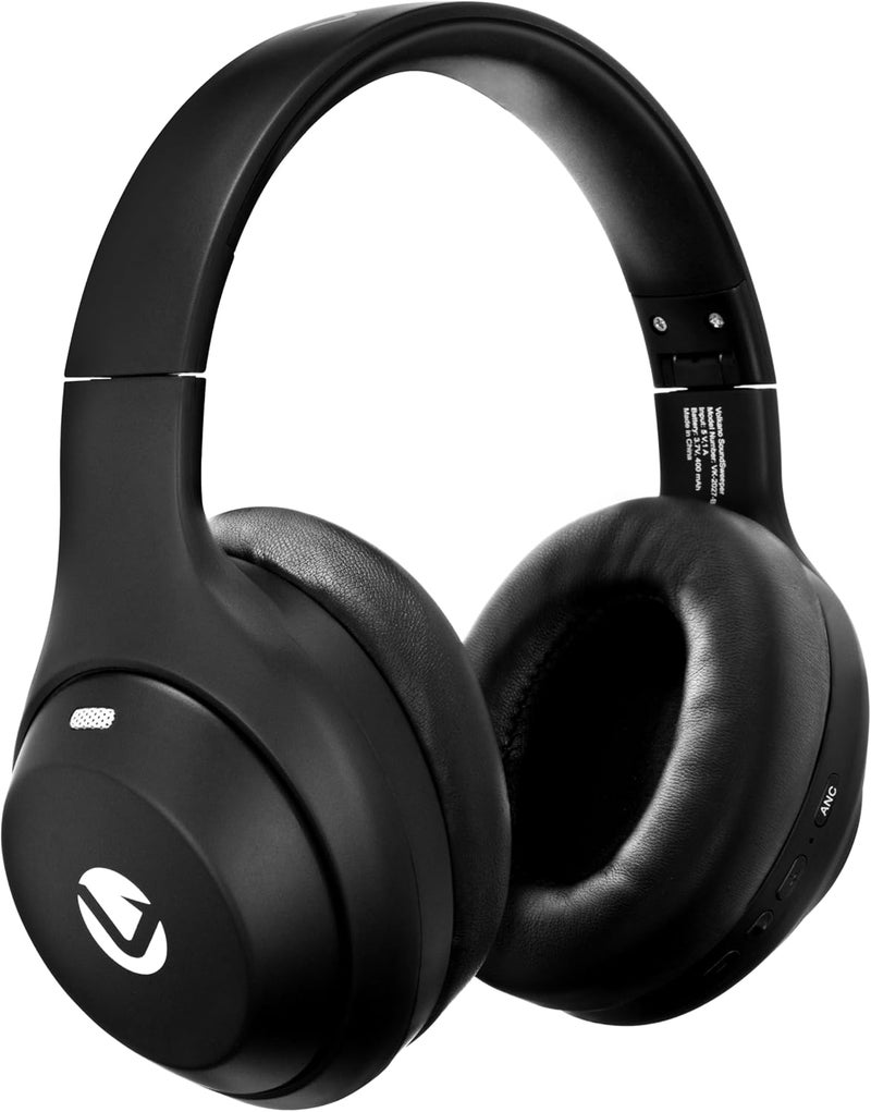 Volkano Sound Sweeper Series Active Noise Cancelling Bluetooth Headphones - Black - Image 1