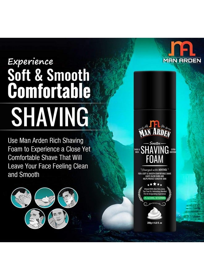 Man Arden - Shaving Foam For Sensitive Skin, 200G - Image 1