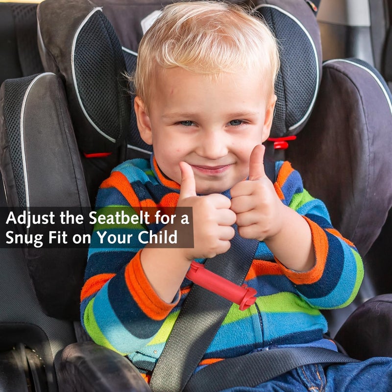 DILUSILK 2 PCS Car Seat Belt Clip Adjusters for Kids - Safety Locking Clips - Image 2