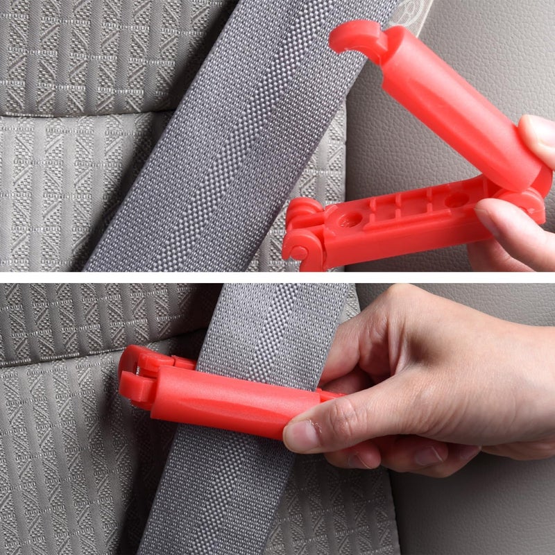 DILUSILK 2 PCS Car Seat Belt Clip Adjusters for Kids - Safety Locking Clips - Image 4