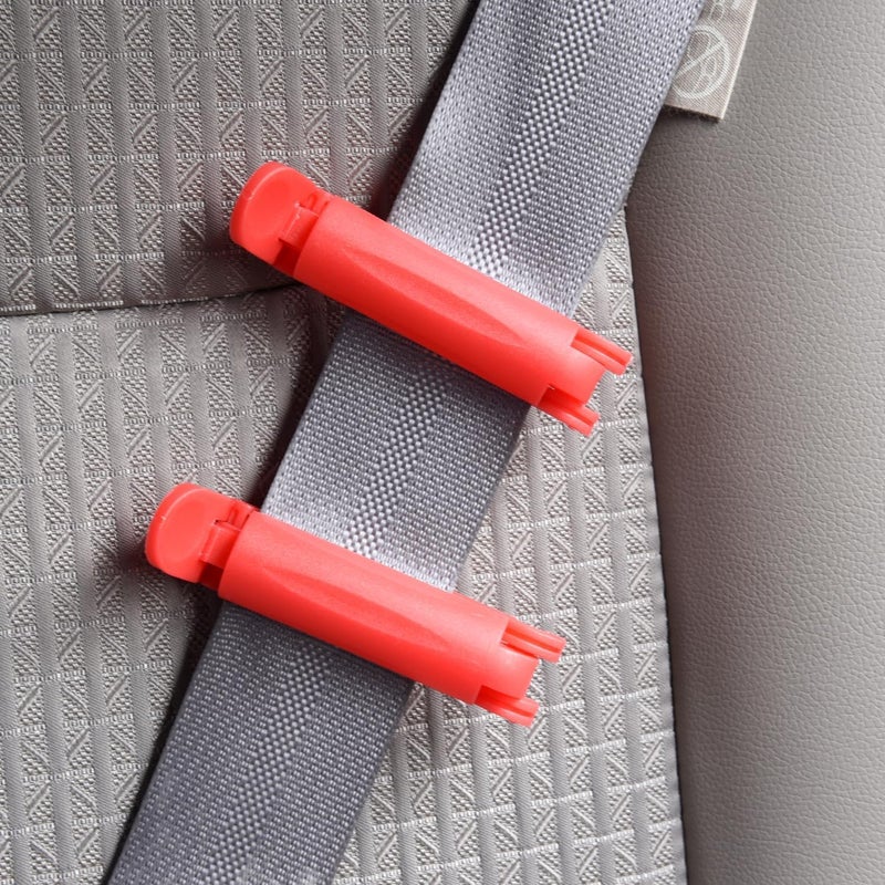 DILUSILK 2 PCS Car Seat Belt Clip Adjusters for Kids - Safety Locking Clips - Image 3